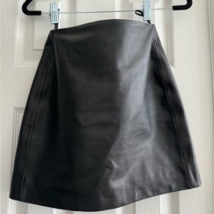 Leather skirt